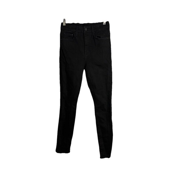Mother Jeans High Waisted Looker Skimp Black Size 26 Chic Comfort Stretch - Picture 1 of 8